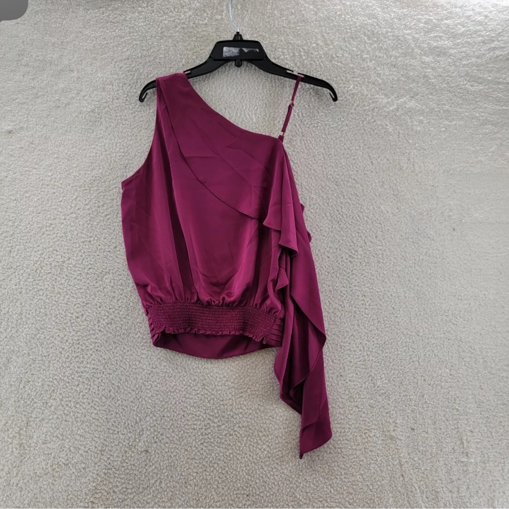 Ramy Brook North top One shoulder XS plumberry - Picture 3 of 4